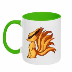 Чашка двухцветная 320ml Курама - Наруто - PrintSalon