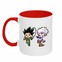 Чашка двухцветная 320ml Little Hunter x Hunter - PrintSalon