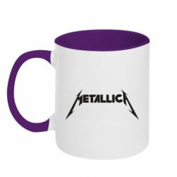 Чашка двокольорова Logo Metallica