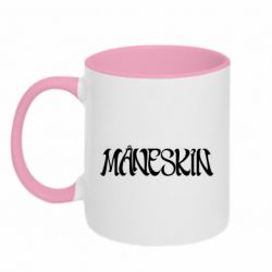Чашка двокольорова Måneskin logo art