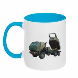 Чашка двухцветная 320ml M142 HIMARS - PrintSalon