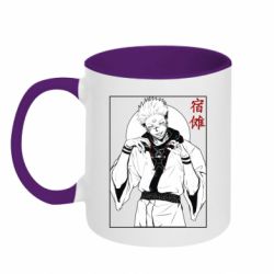 Чашка двокольорова Магічна битва аніме