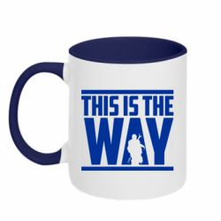 Чашка двокольорова Mandalorian This Is The Way