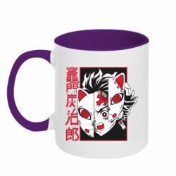 Чашка двухцветная 320ml Masked Tangio - PrintSalon