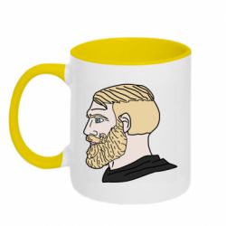 Чашка двухцветная 320ml Meme Man Nordic Gamer - PrintSalon