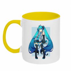 Чашка двокольорова Miku art