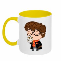 Чашка двокольорова Милий Гаррі з совою