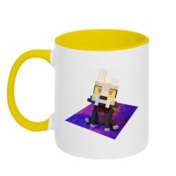 Чашка двухцветная 320ml Minecraft King - PrintSalon