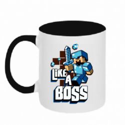 Чашка двокольорова Minecraft Like a Boss