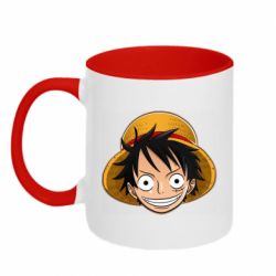 Чашка двухцветная 320ml Monkey D. Luffy from One Piece - PrintSalon