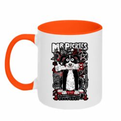 Чашка двухцветная 320ml Mr pickles the dog - PrintSalon