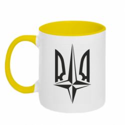 Чашка двухцветная 320ml Нато в хату - PrintSalon