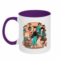 Чашка двокольорова Дуже дивні справи арт