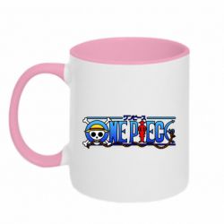 Чашка двухцветная 320ml One Piece Logo Skull - PrintSalon