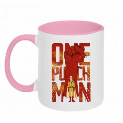 Чашка двокольорова One Punch Man Saitama - PrintSalon