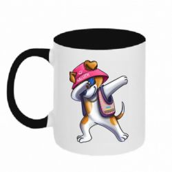 Чашка двухцветная 320ml Пес Патрон фанат Калуша - PrintSalon