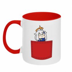 Чашка двухцветная 320ml Pocket Paimon - PrintSalon