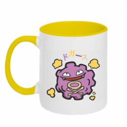 Чашка двухцветная 320ml Pokemon Koffing - PrintSalon