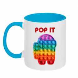 Чашка двокольорова Pop It Among Us