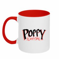 Чашка двокольорова Poppy Playtime Logo