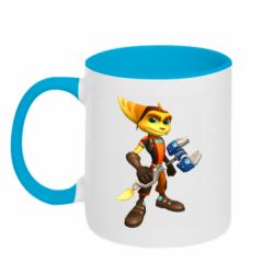 Чашка двокольорова Ratchet & Clank game - PrintSalon