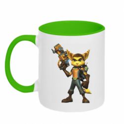 Чашка двухцветная 320ml Ratchet with Clank - PrintSalon