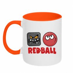 Чашка двокольорова Red ball 4