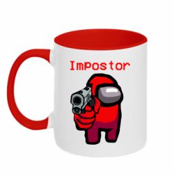 Чашка двокольорова Red Impostor - PrintSalon