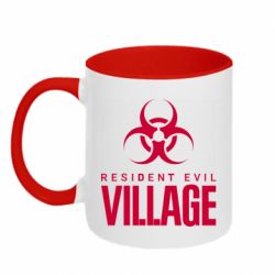Чашка двокольорова Resident Evil Village Biohazard - PrintSalon