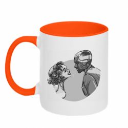 Чашка двокольорова Retro Wanda and Vision