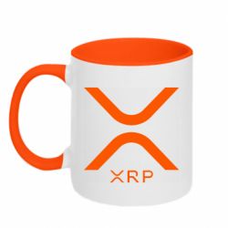 Чашка двухцветная 320ml Ripple XRP - PrintSalon