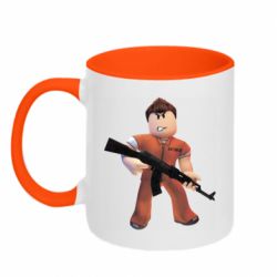 Чашка двухцветная 320ml Roblox Prisoner