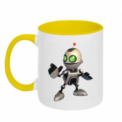Чашка двокольорова Robot Clank - PrintSalon