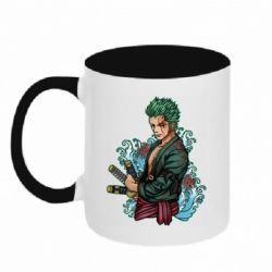 Чашка двухцветная 320ml Ророноа Зоро - PrintSalon