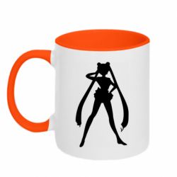 Чашка двокольорова Sailor Moon silhouette - PrintSalon