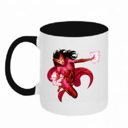 Чашка двокольорова Scarlet Witch comic art