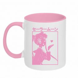 Чашка двухцветная 320ml Сейлормун - PrintSalon