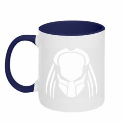 Кружка двоколірна 320ml Шеврон поліції Хижак