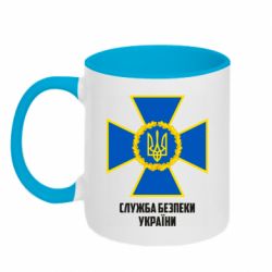 Кружка двухцветная 320ml Служба безопасности Украины - PrintSalon