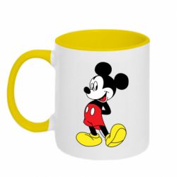 Чашка двухцветная 320ml Smiling Mickey - PrintSalon