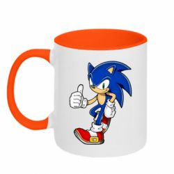 Чашка двокольорова Sonic art - PrintSalon