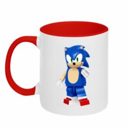 Чашка двухцветная 320ml Sonic Lego - PrintSalon