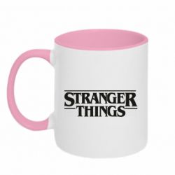 Чашка двокольорова Stragner Things Logo