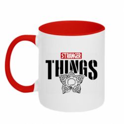 Чашка двокольорова Stranger Things.