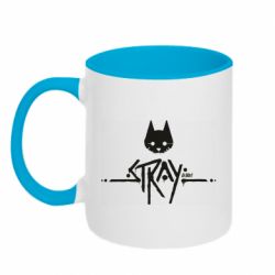 Чашка двокольорова Stray logo