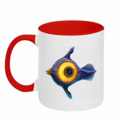 Чашка двухцветная 320ml Subnautica Peeper - PrintSalon