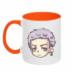 Чашка двухцветная 320ml Takashi Mitsuya chibi - PrintSalon