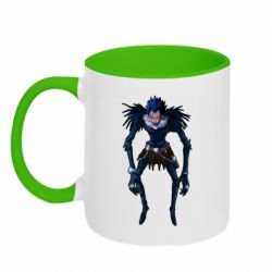 Чашка двухцветная 320ml Тетрадь смерти Рюк - PrintSalon