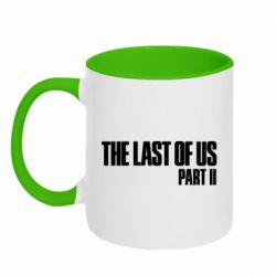 Чашка двухцветная 320ml The last of us part 2 logo - PrintSalon