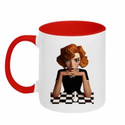 Чашка двокольорова The Queen's Gambit art
